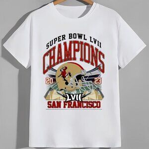 Super Bowl LVII Champions 49ers San Francisco Shirt NFL Football Victory Tee 90